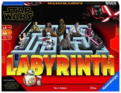 Ravensburger 26137 Star Wars IX Labyrinth, Familienspiel