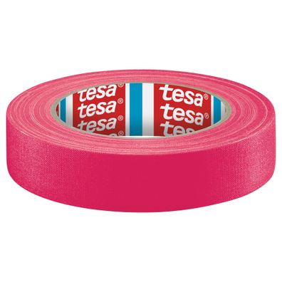 tesaband Gewebeband, 25m x 19mm, neonpink