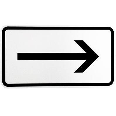 Original Verkehrszeichen Nr. 1000-20 * Richtung rechts * Verkehrsschild