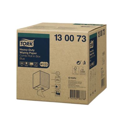 Tork 130073 extra-starke Mehrzweck-Papierwischtücher Premium W1 W2 W3 2-lagig | Karto