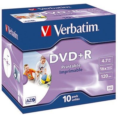 DVD + R 4,7 GB (16fach, 10 Stück)