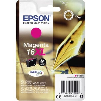 Epson Epson Ink No 16XL Epson16XL Epson 16XL Magenta HC (C13T16334012)