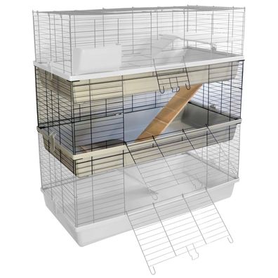 Erweiterungsset für Kaninchen- und Meerschweinchenkäfig Grenada 100