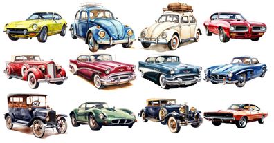 Bügelbild Bügelmotiv Auto Vintage Retro Dodge Klassiker verschiedene Größen