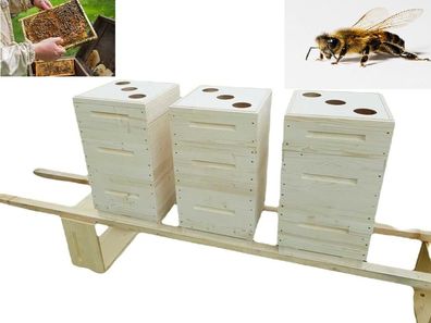 Bienenbeute Dadant SET Ganzzarge Holz - "DIE Traditionelle Montiert"