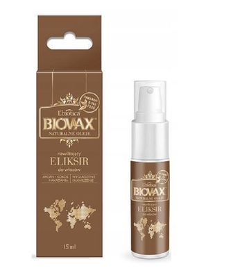 Biovax Argan-Macadamia-Kokos Haaröl Bambus-Elixier 15ml - Intensivpflege