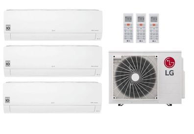 Multi Split Klimaanlage LG 3x Standard 2 MS07ET 2,1 kW + 1x MU3R19 5,3 kW