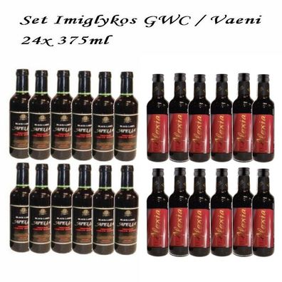 Imiglykos Rotwein lieblich 24x 375ml Set GWC Kourtaki / Vaeni Naoussa