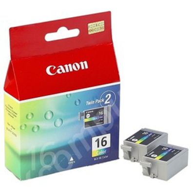 Canon Tintenpatrone BCI-16 Multi Doppelpack (C/ M/ Y)