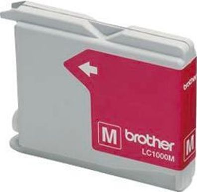 Brother Tintenpatrone LC-1000M Magenta (ca. 400 Seiten)