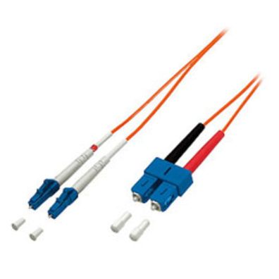 LWL Patchkabel LC/SC 62,5/125µ, 2m duplex