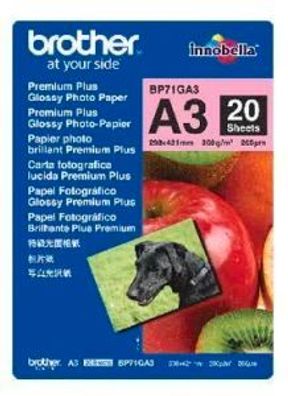 Brother Fotopapier DIN A3 20 Blatt (bis 6000 dpi) 260g/m²