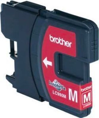 Brother Tintenpatrone LC-980M Magenta (ca. 260 Seiten)