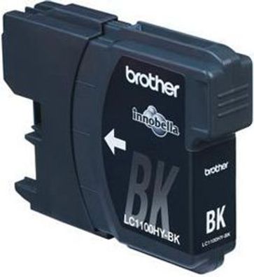 Brother Tintenpatrone LC-1100HYBK Schwarz (ca. 900 Seiten)