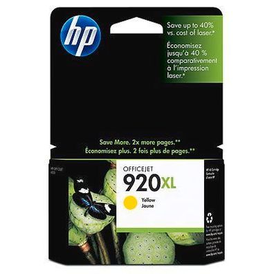 HP Tintenpatrone Nr. 920XL CD974AE Gelb (ca. 700 Seiten)