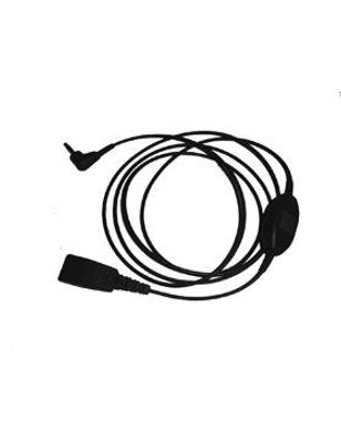 JABRA Anschlusskabel QD auf 3,5mm Klinke m. Rufannahmetaste