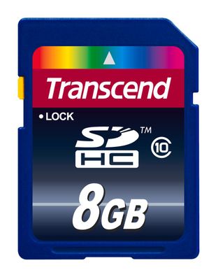 Transcend 8GB SDHC Class 10