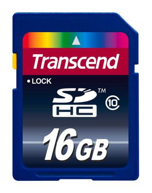 Transcend 16GB SDHC Class 10