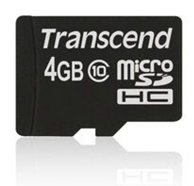 Transcend 4GB microSDHC Class 10