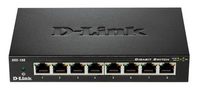 D-Link DGS-108 8-Port Layer2 Gigabit Switch