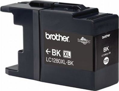 Brother Tintenpatrone LC-1280XLBK Schwarz (ca. 2400 Seiten)