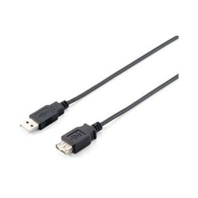 equip USB 2.0 Verlängerung A-Stecker/ A-Buchse 1,8m schwarz