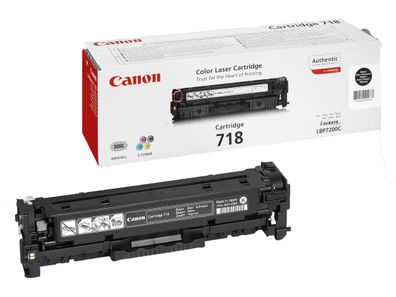Canon Toner 718 schwarz (ca. 3.400 Seiten)