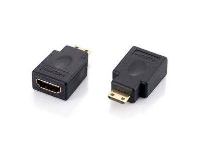 equip miniHDMI Adapter Typ A zu Typ C schwarz