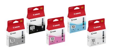 Canon Tintenpatronen PGI-72 Multipack (PBK/ GY/ PM/ PC/ CO)