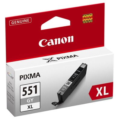 Canon Tintenpatronen CLI-551GY XL grau (ca. 275 Fotos)