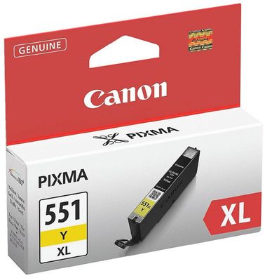 Canon Tintenpatronen CLI-551Y XL gelb (ca. 660 Seiten)