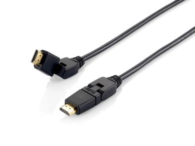 equip High Speed HDMI Kabel mit Ethernet schwenkbar 5,0m schw