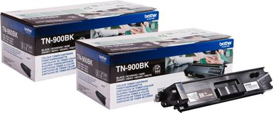 Brother Toner TN-900BKTWIN Doppelpack Schwarz (12000 Seiten)