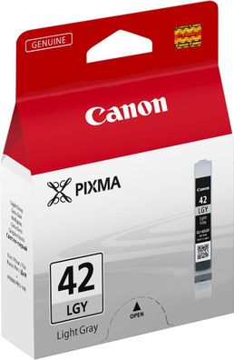 Canon Tintenpatrone CLI-42LGY hellgrau (ca. 835 Seiten)