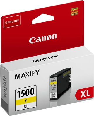 Canon Tintenpatrone PGI-1500XL gelb (ca. 900 Seiten)