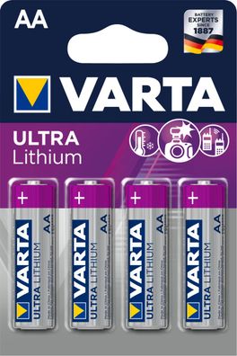 VARTA ULTRA Lithium AA Blister 4