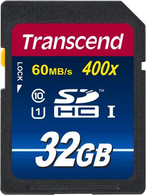 Transcend 32GB SDHC Class 10 UHS-I 400x Premium