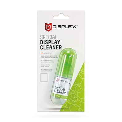 Displex Special Display Cleaner, 30ml Spray mit Mikrofasertuch