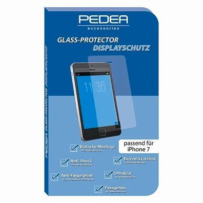 PEDEA Glas Displayschutz für Apple iPhone 7/8/ SE (2020)