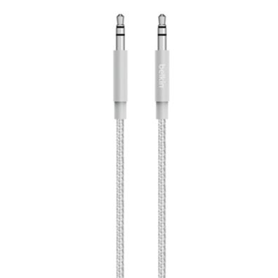 Belkin Premium MixIt Aux-Kabel, 1,2m, Silber