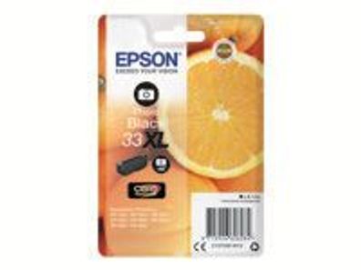 Epson Tintenpatrone 33XL Photoschwarz (PBK) (ca.400 Bilder)