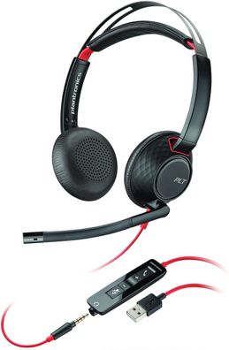 Plantronics Headset Blackwire C5220 binaural USB und 3,5 mm