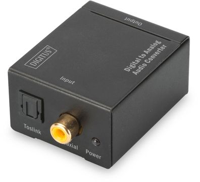 Digitus Digital zu analog Konverter Coaxial/Toslink auf Cinch