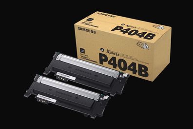 HP Samsung Toner CLT-P404B schwarz Twin Pack (2x ca. 1.500 S.)