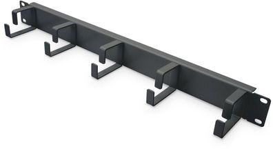 Digitus Kabelrangierpanel mit Kabelführungsbügeln 19Zoll Schw 1HE