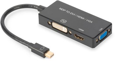 Assmann Mini DisplayPort 1in3 Konverterkabel