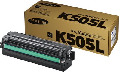 HP Samsung Toner CLT-K505L schwarz (ca. 6.000 Seiten)