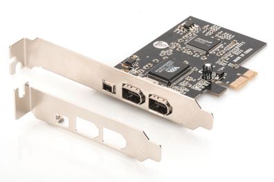 Digitus PCI Express Karte, Firewire 1394a (2 + 1 Port)