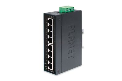 PLANET Managed Industrial Gigabit Switch 8-Port IP30 Slim Type