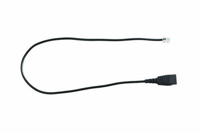 JABRA Kabelunterteil QD auf RJ10 (Lucent/Cisco, 0,5 m, glatt)